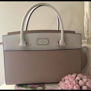 Kate Spade Caley Grove Street Bag Rose Cement like new